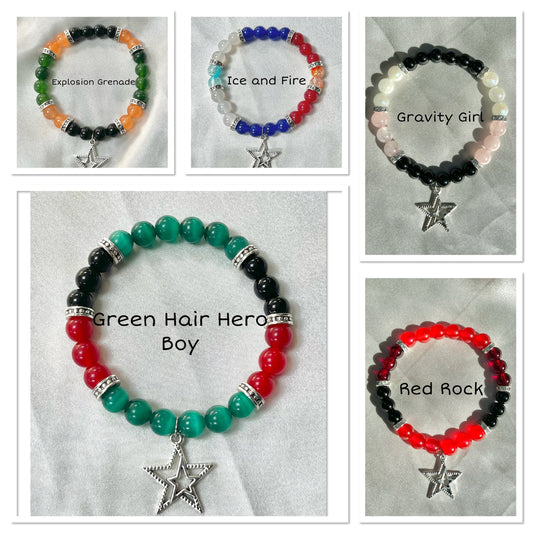 MHA Matching Bracelets - My Hero Anime Matching Bracelets (Choose 2 Characters) - Anime Bracelets