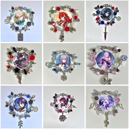 Honkai Star Rail Handmade Matching Clutter Bracelets (Choose any 2 Characters!!)
