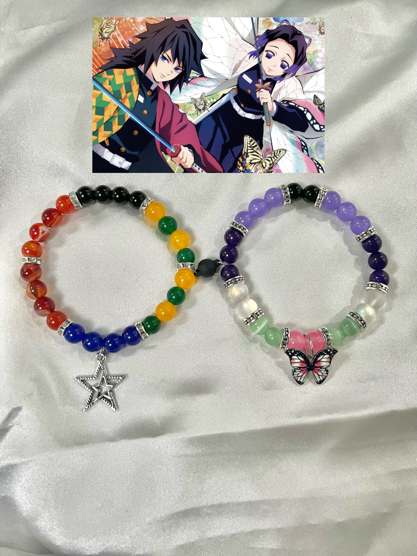 Kimetsu No Yaiba Matching Bracelets (Choose 2 Characters)