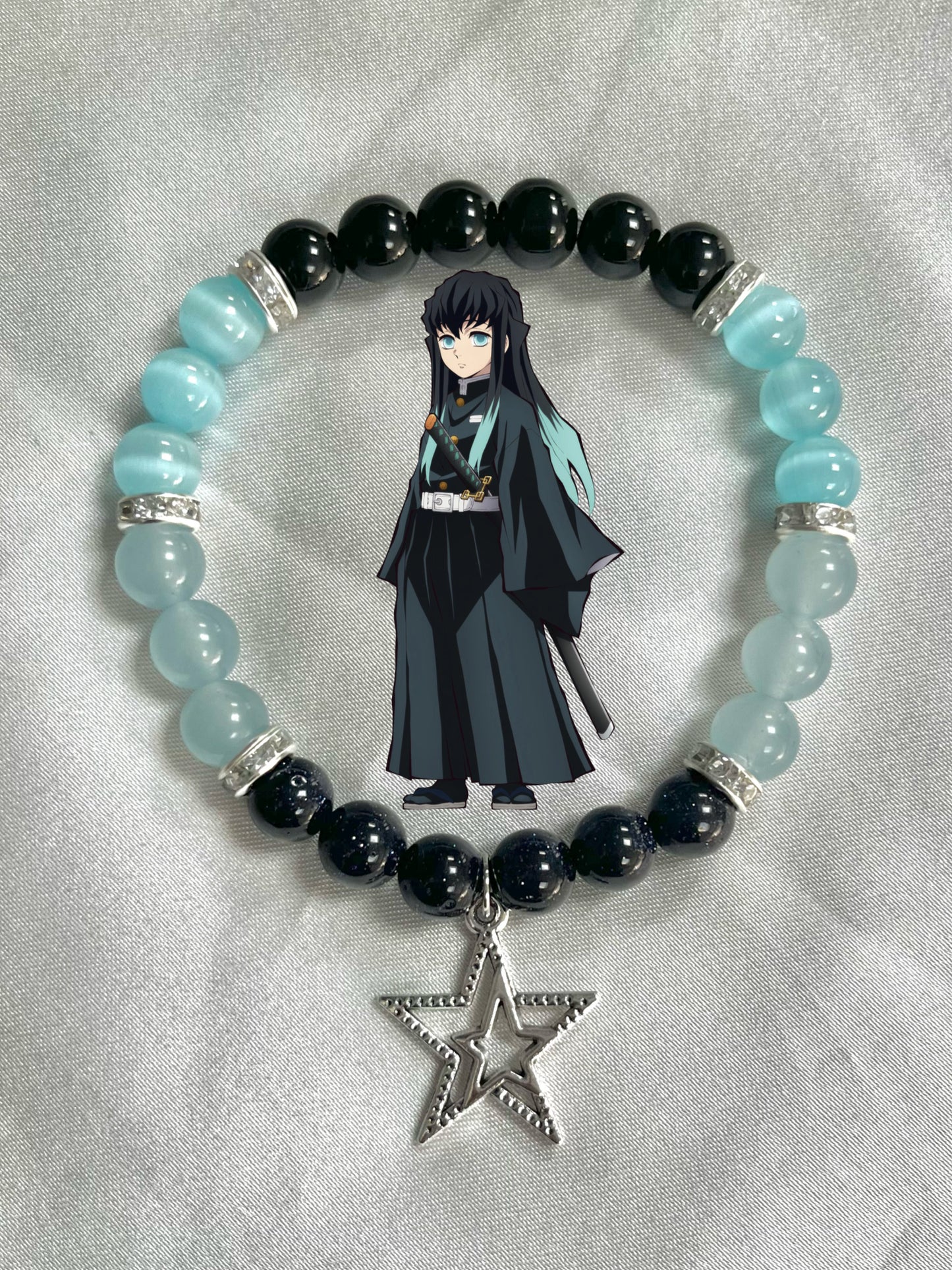 Demon Slayer Beaded Bracelet