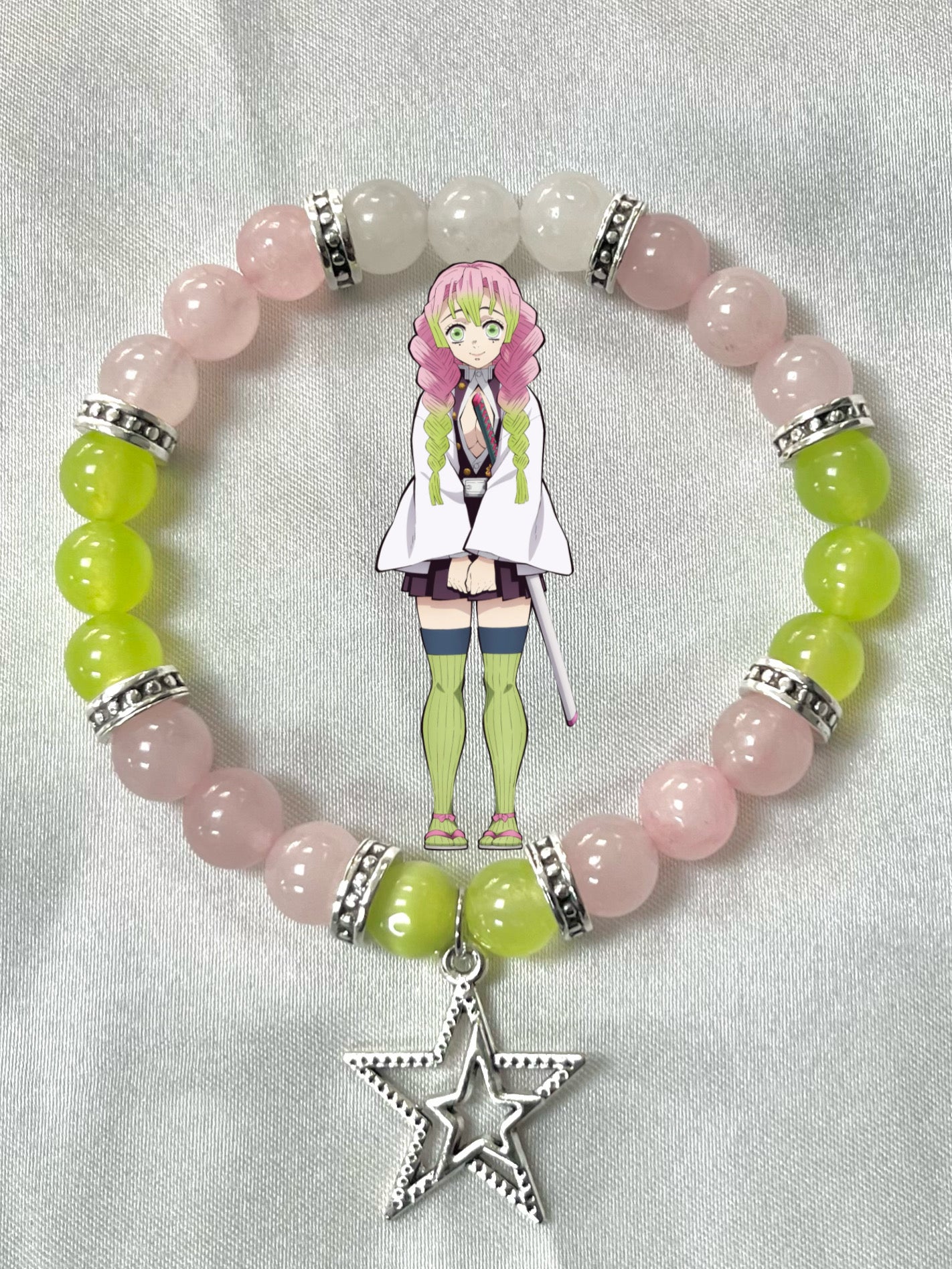 Demon Slayer Beaded Bracelet
