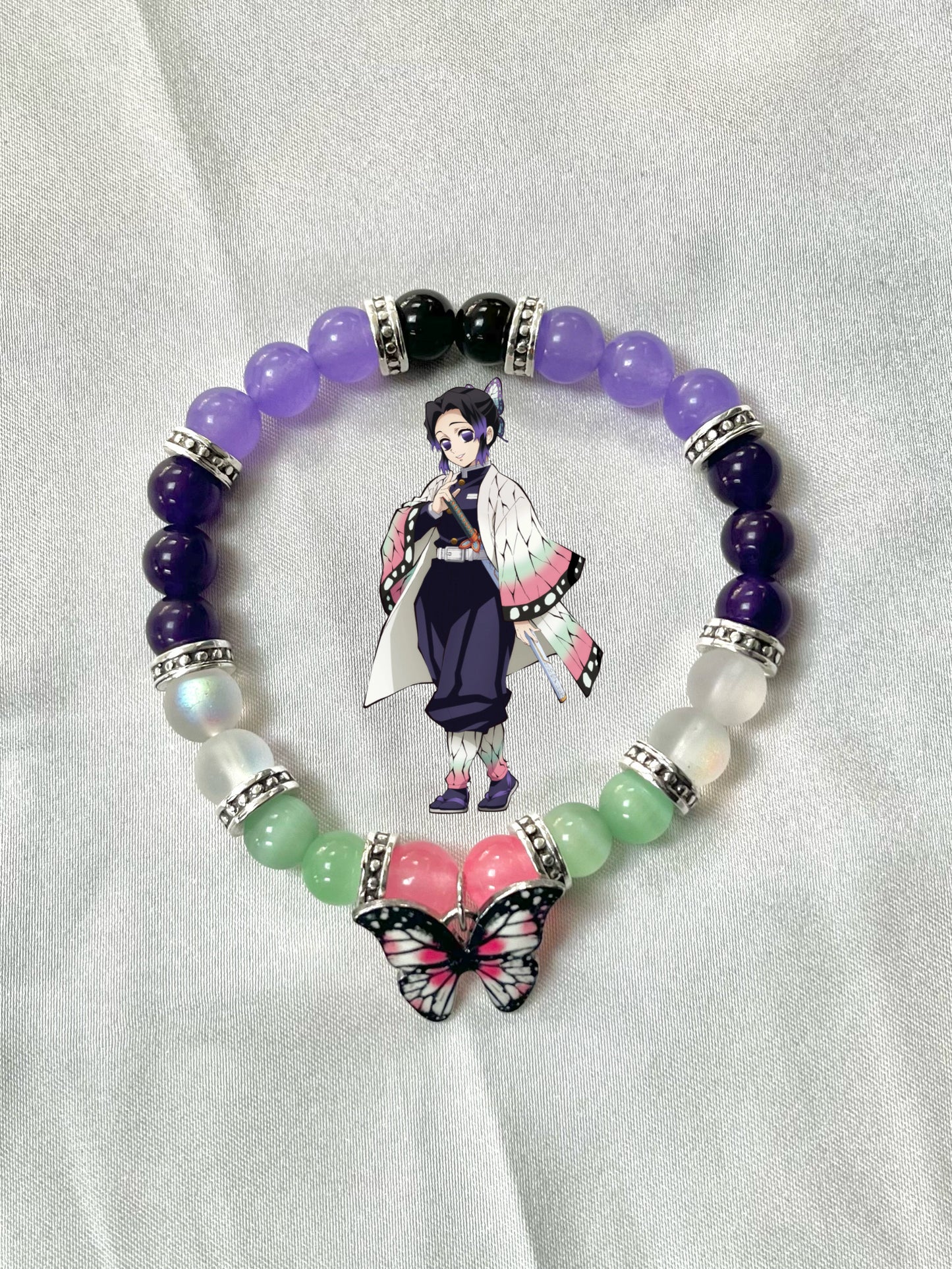 Demon Slayer Beaded Bracelet