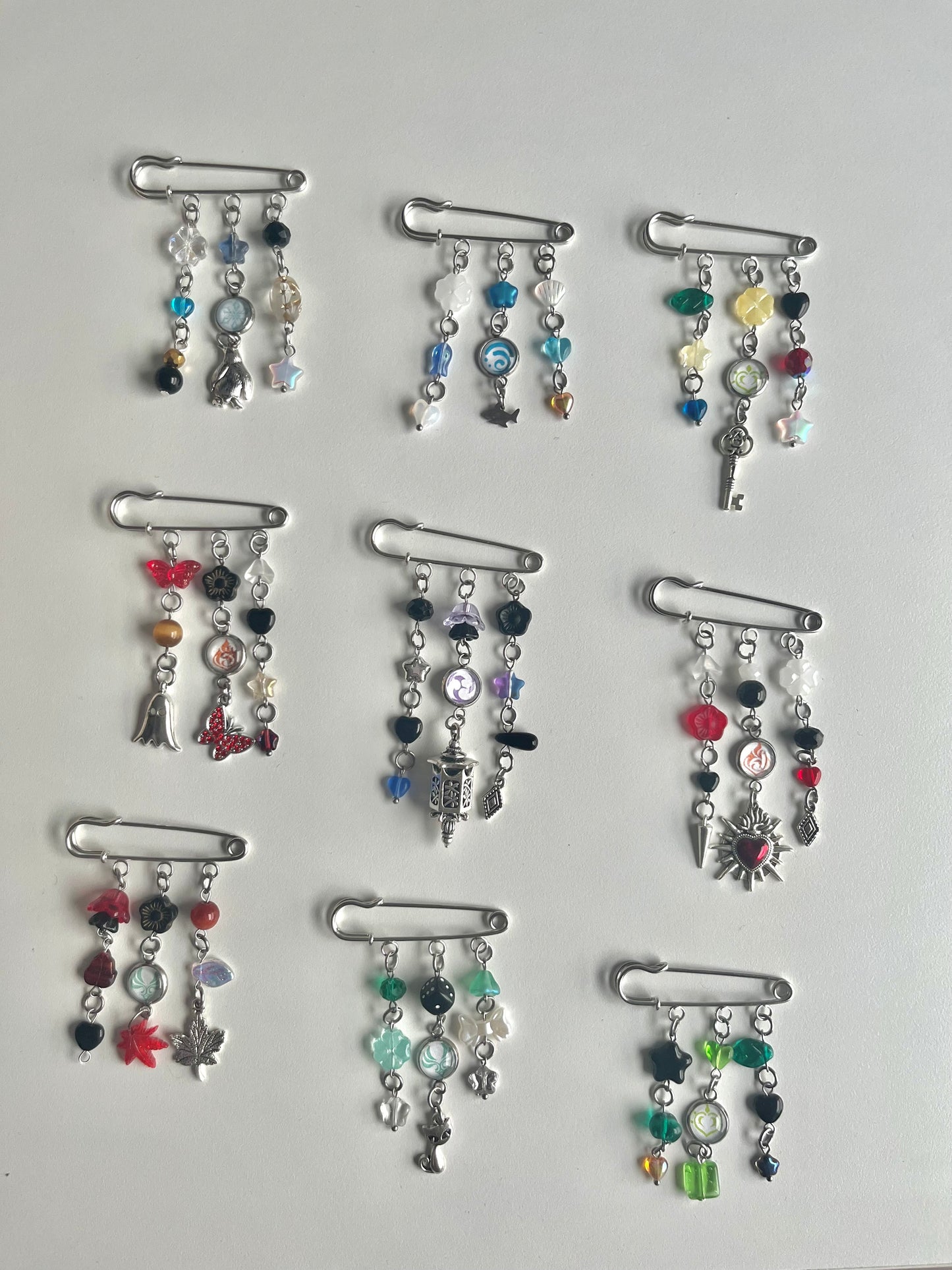 Genshin Impact Character Bagcharms