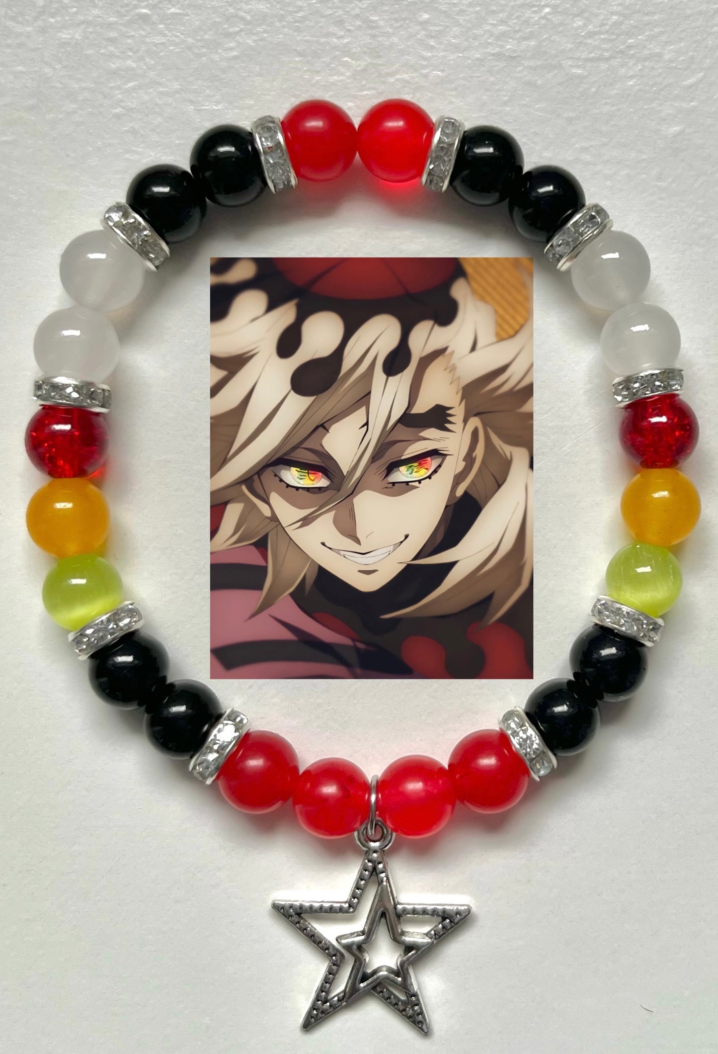 Demon Slayer Beaded Bracelet