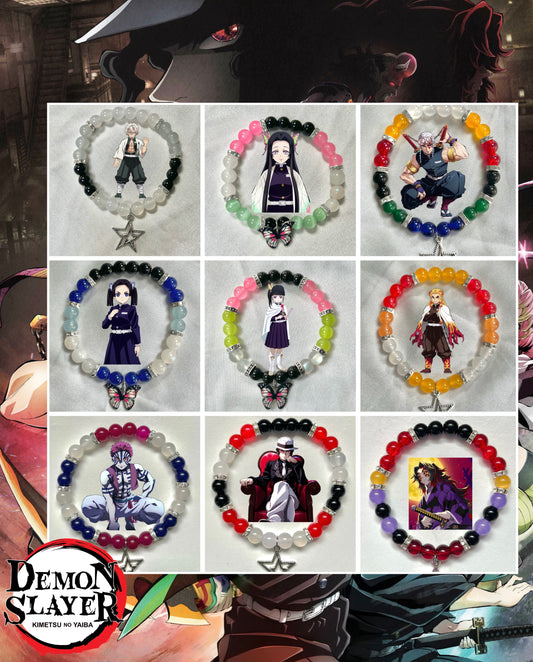Demon Slayer Beaded Bracelet
