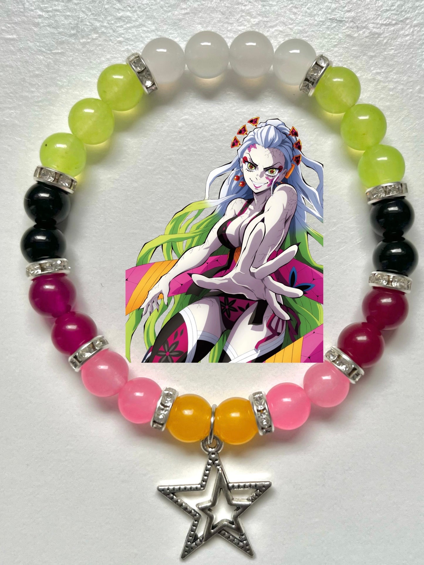 Demon Slayer Beaded Bracelet
