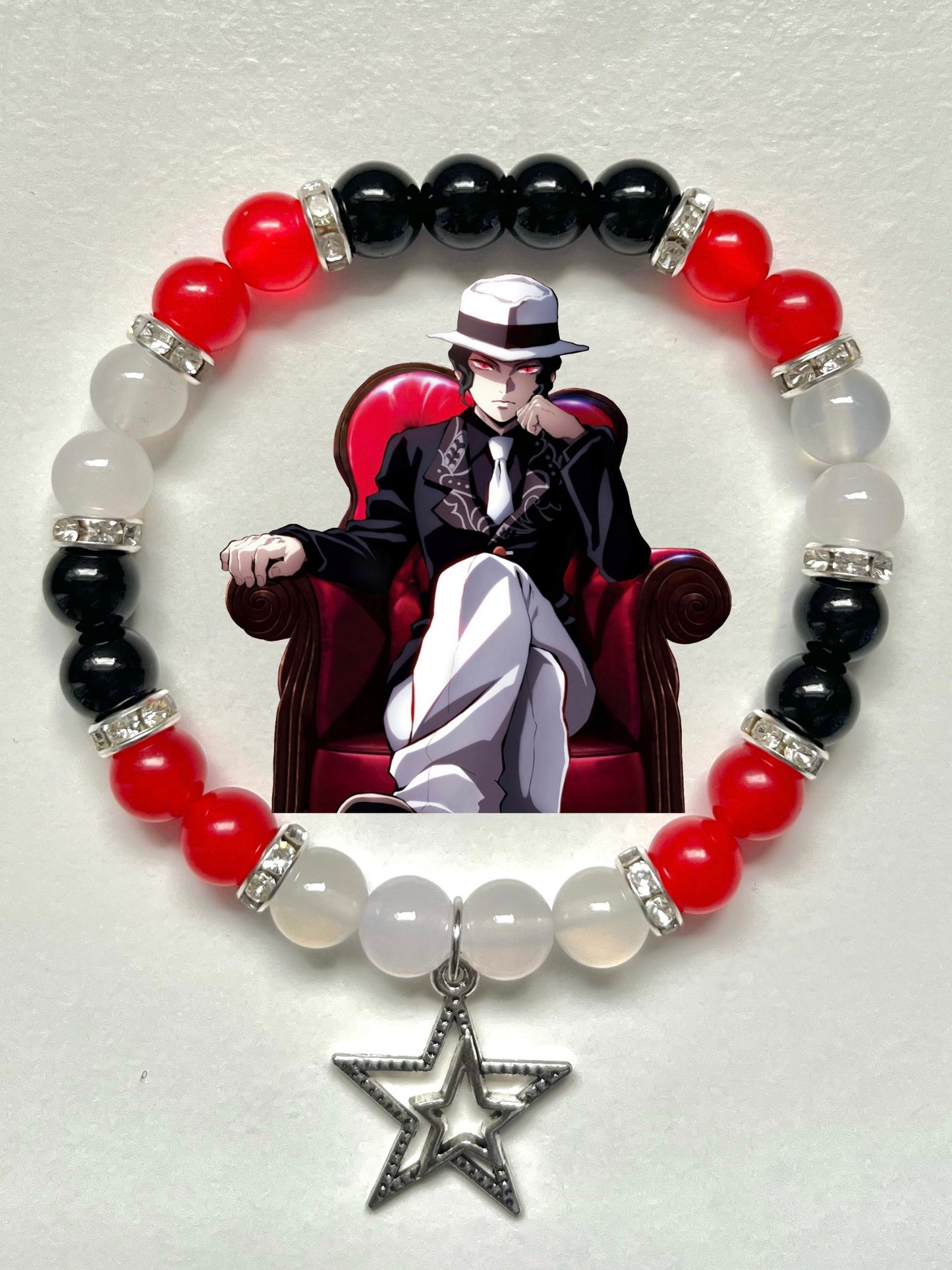 Demon Slayer Beaded Bracelet