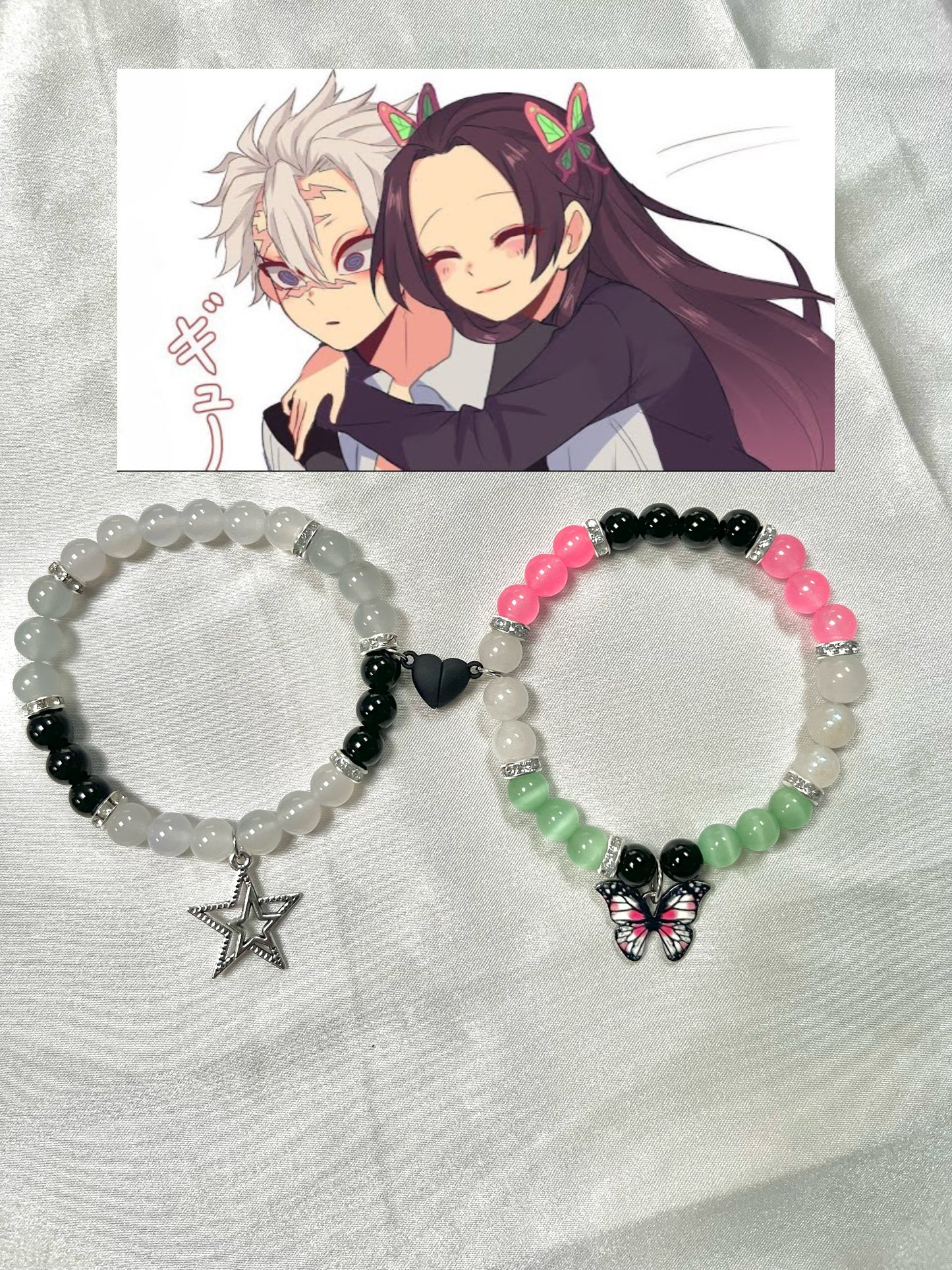 Kimetsu No Yaiba Matching Bracelets (Choose 2 Characters)