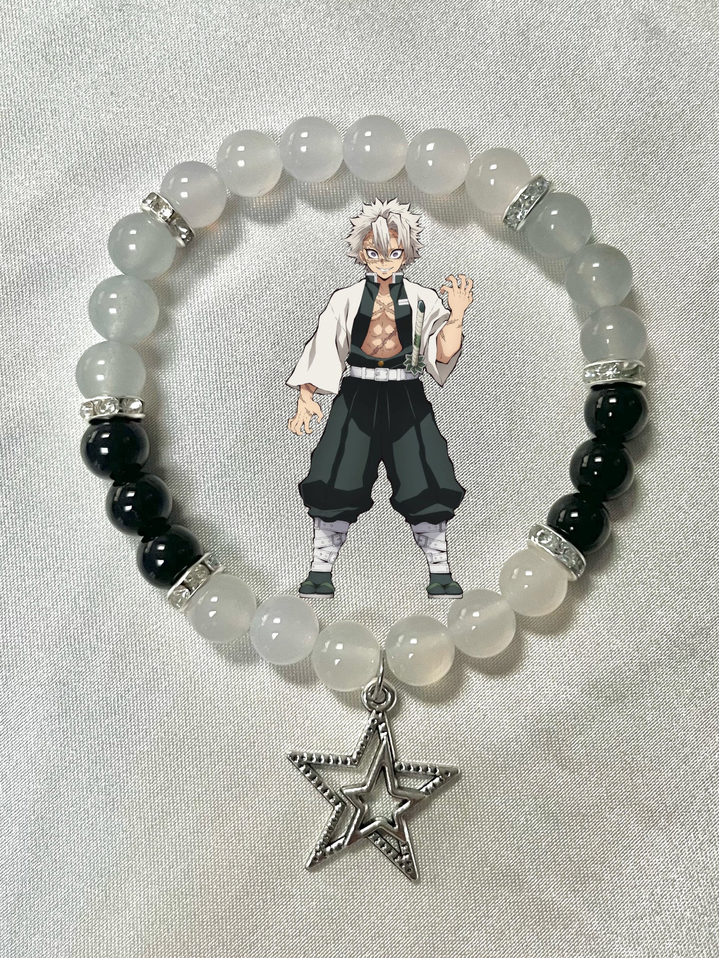 Demon Slayer Beaded Bracelet