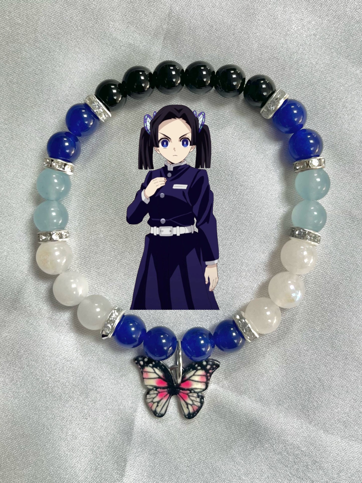 Demon Slayer Beaded Bracelet