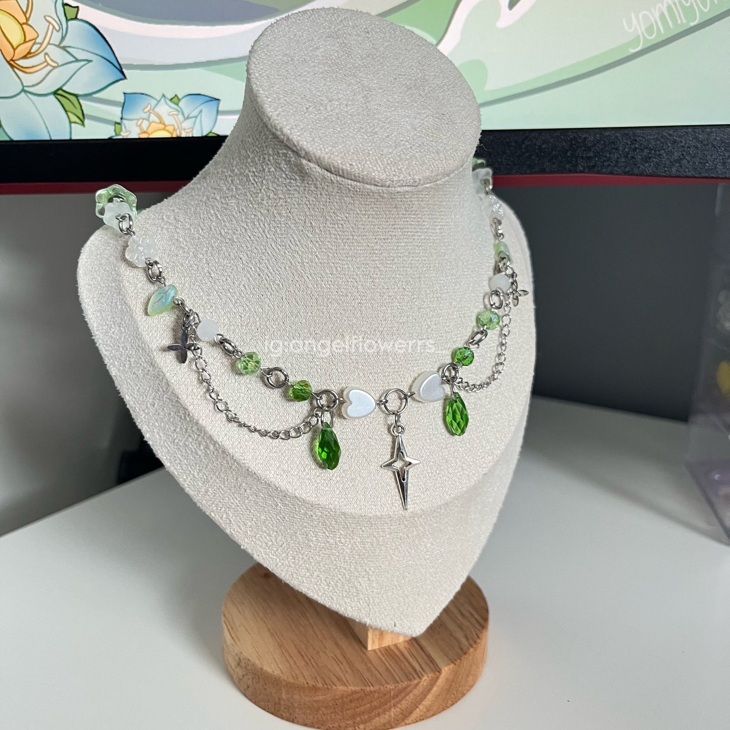 Genshin Impact's 'Nahida' inspired Necklace or Bracelet - Dainty Jewelry