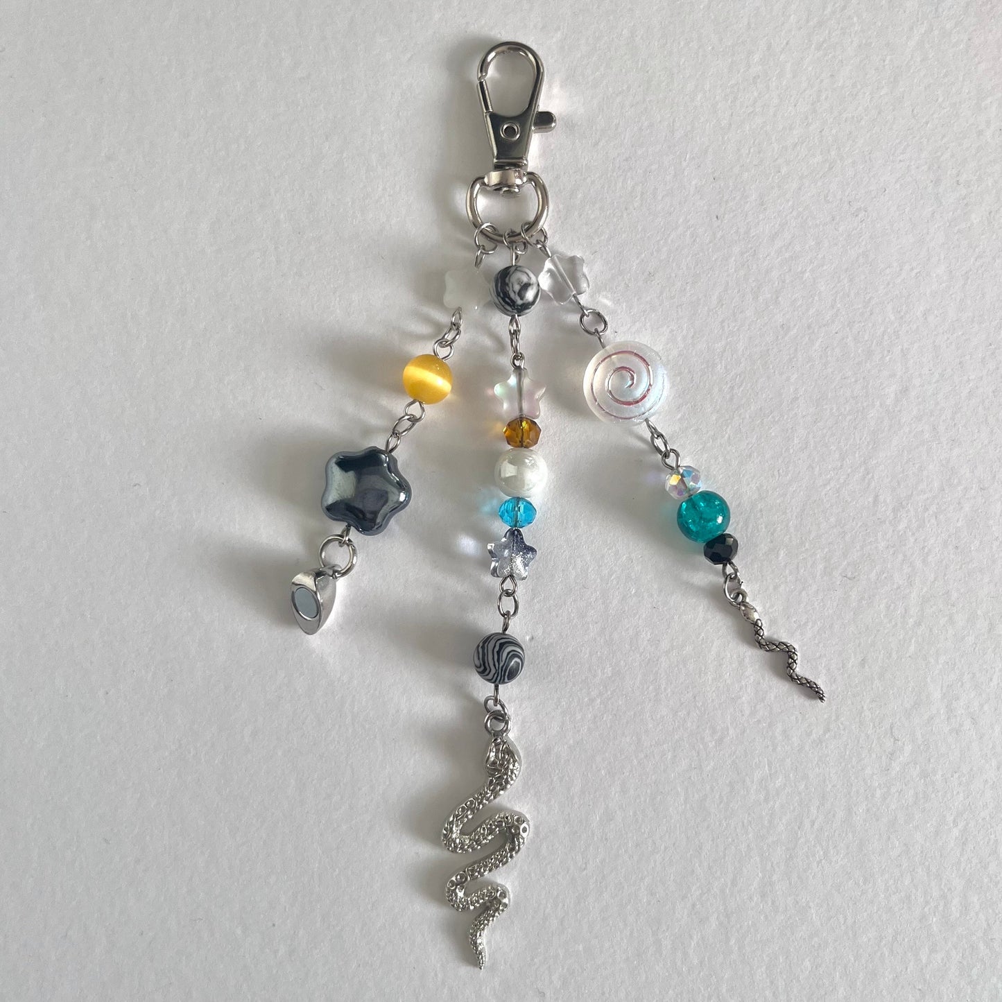 Obamitsu Matching Keychains - Love slayer and Serpent Slayer Keychains - Anime Keychains