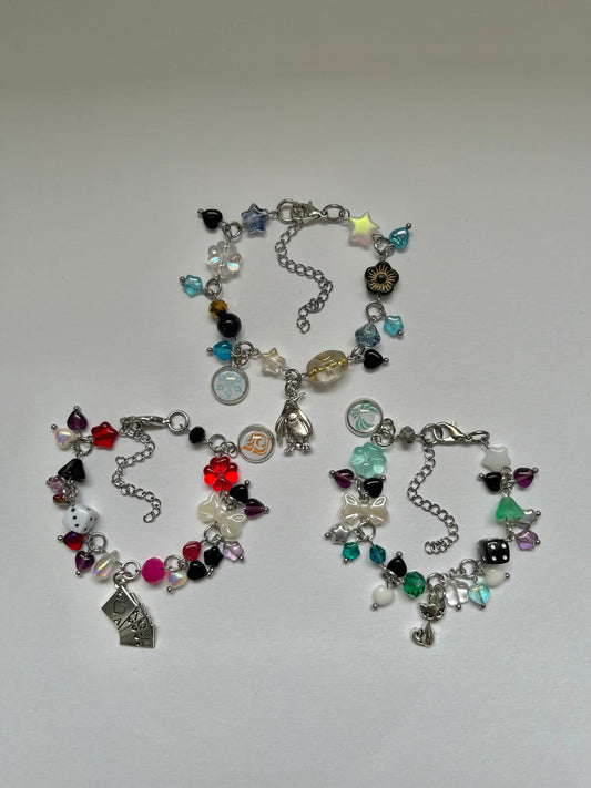 Genshin Impact’s Fatui Siblings - ‘Lyney’, ‘Freminet’ and ‘Lynette’ Inspired Bracelets - Set of 3