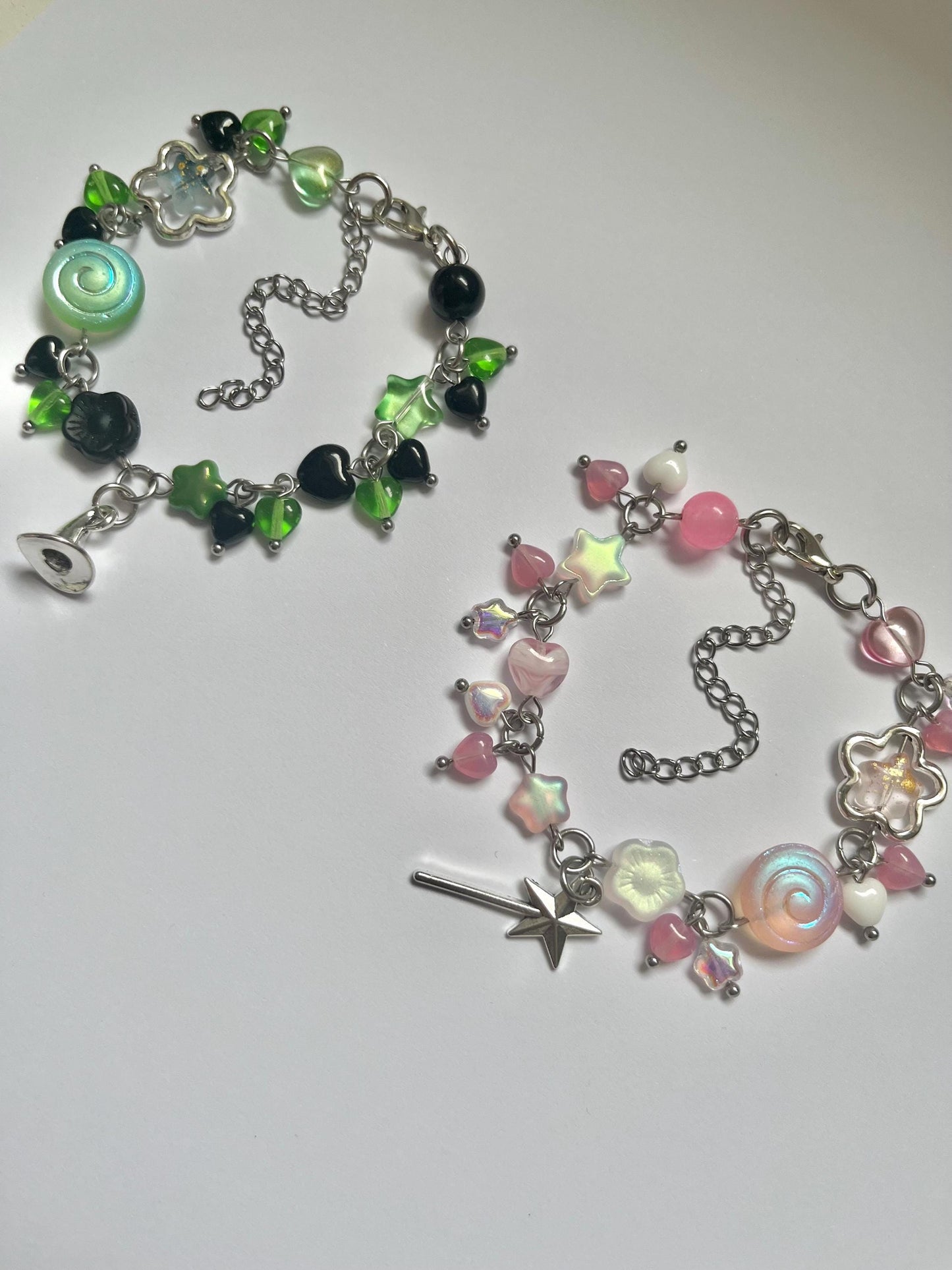Wicked Bracelets - Wicked Matching Bracelets - Elphaba and Glinda Bracelets