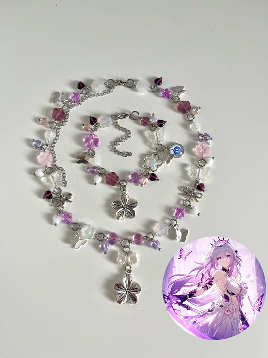 Honkai Star Rail’s “Castorice” inspired Necklace and Bracelet Set