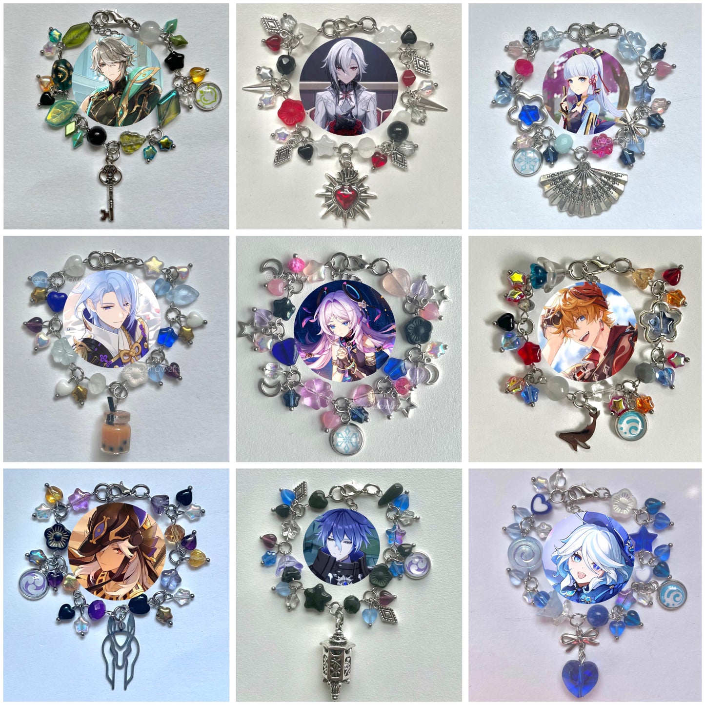 Genshin Impact Cluttered Bracelet (Choose 1 Character)